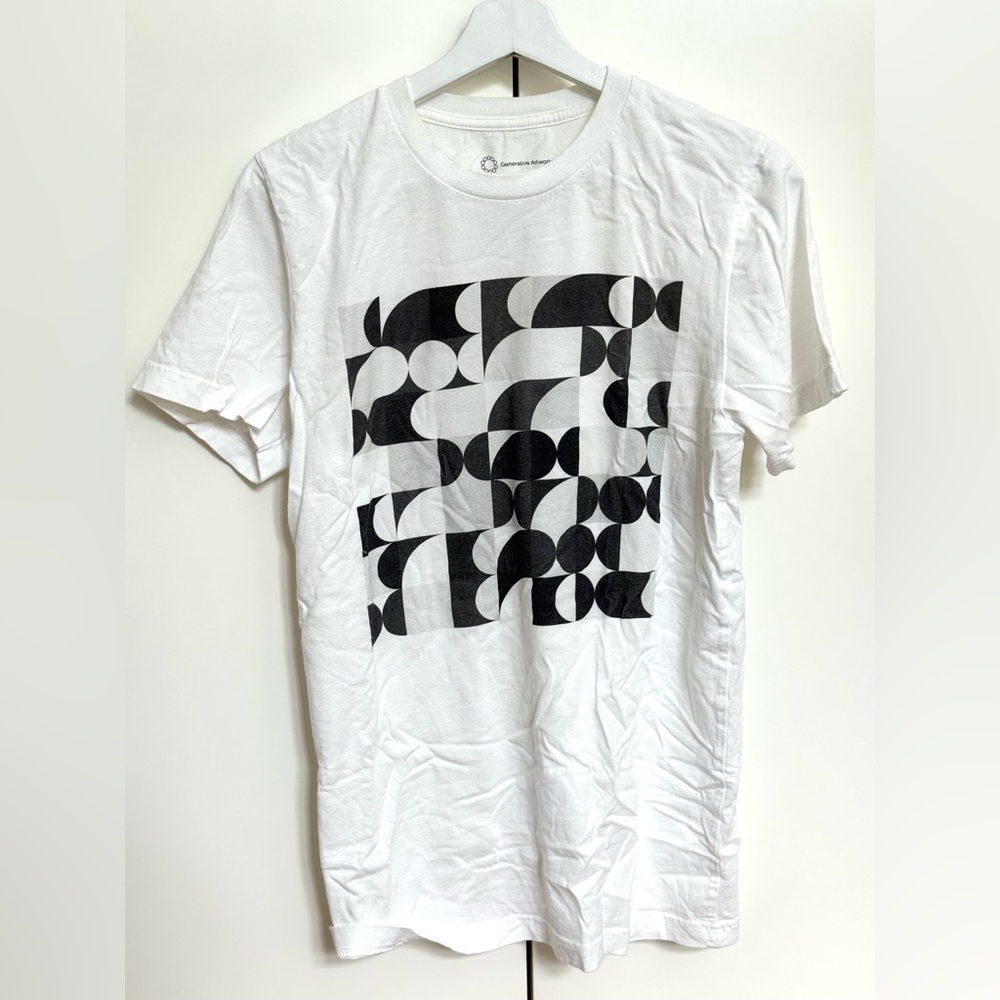 Graphic White T-Shirt Medium